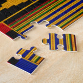 Afrikanischer Kente-Stoff Puzzle (Seite)