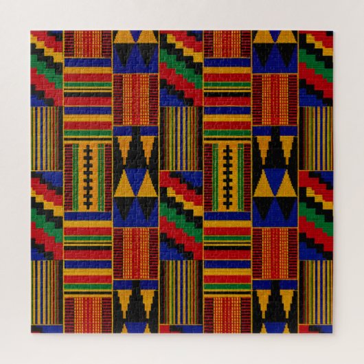 Afrikanischer Kente-Stoff Puzzle (Vertikal)