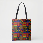 Afrikanischer Kente-Stoff Tasche (Vorderseite)