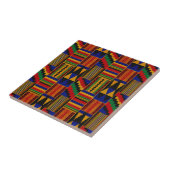 Afrikanischer Kente-Stoffstil Fliese (Seite)