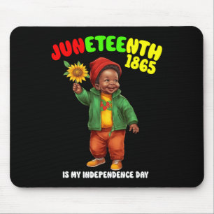 Afrikanischer Kindermädchen ist mein Unabhängigkei Mousepad