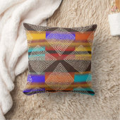 afrikanischer Kleiderstil | Boho Earth Kissen (Decke)