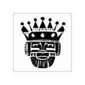 Afrikanischer König Gummistempel (Prägung)
