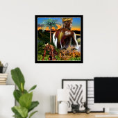 Afrikanischer König Poster (Heimbüro)