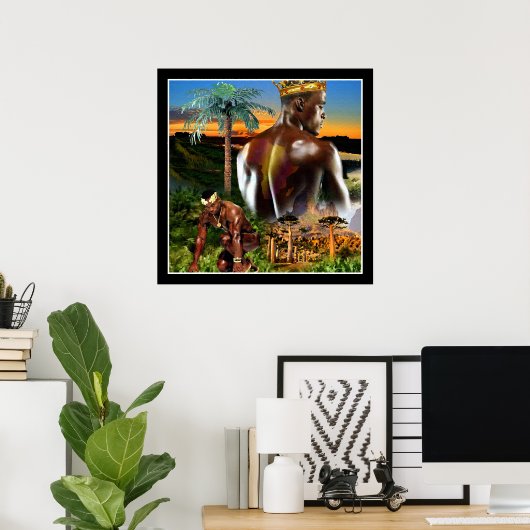 Afrikanischer König Poster (Heimbüro)