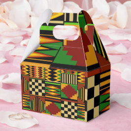 Afrikanischer königlicher Kente-Stoff  Geschenkschachtel