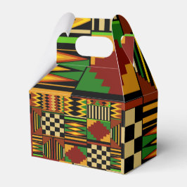 Afrikanischer königlicher Kente-Stoff  Geschenkschachtel