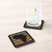 afrikanischer Kontinent Getränkeuntersetzer (Rechte Seite)