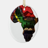Afrikanischer Kontinent Keramikornament (Rechts)