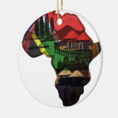 Afrikanischer Kontinent Keramikornament (Links)