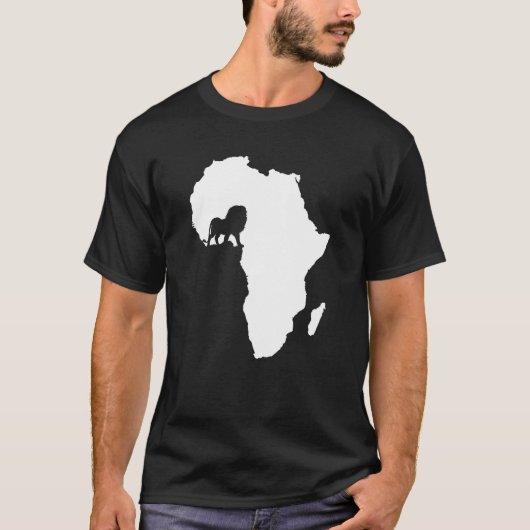 Afrikanischer Kontinent Kunst Reisen Afrika Safari T-Shirt (Vorderseite)