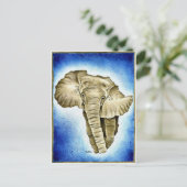 Afrikanischer Kontinent Postkarte (Stehend Vorderseite)