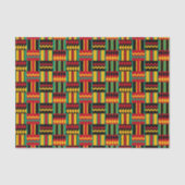 Afrikanischer Korbgeflecht-Stolz-rotes Seidenpapier (Vorderseite)