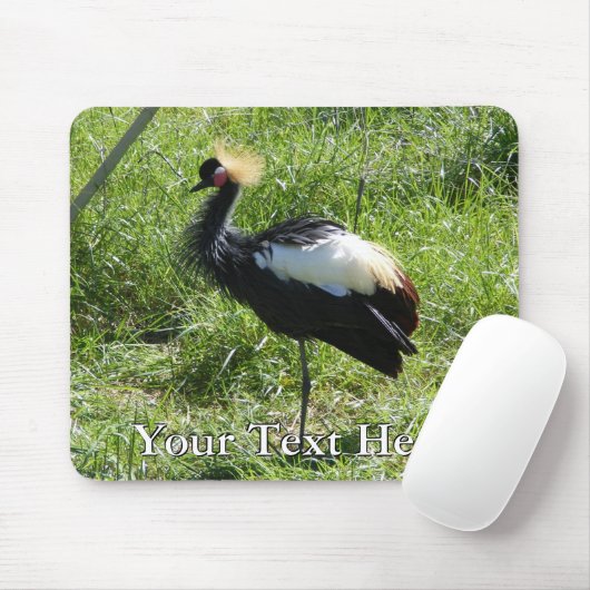 Afrikanischer Kran Mousepad (Mit Mouse)
