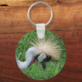 Afrikanischer Kranich Schlüsselanhänger (Vorderseite)