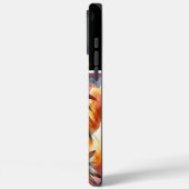 Afrikanischer Krieger mit Adlern. Case-Mate iPhone Hülle (Rückseite / Links)