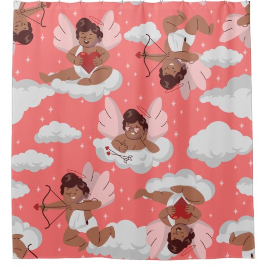 Afrikanischer Kuchen Duschvorhang (Vorderseite)