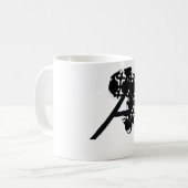 Afrikanischer Kunstbecher Kaffeetasse (Vorderseite Links)