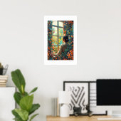 Afrikanischer Kunstdruck Poster (Heimbüro)