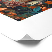 Afrikanischer Kunstdruck Poster (Ecke)