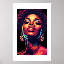 Afrikanischer Kunstdruck