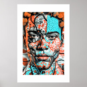 Afrikanischer Kunstdruck Poster