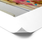 Afrikanischer Kunstdruck Poster (Ecke)