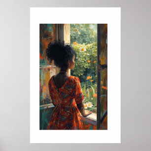 Afrikanischer Kunstdruck Poster