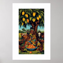 Afrikanischer Kunstdruck