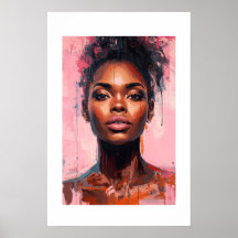 Afrikanischer Kunstdruck