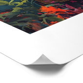 Afrikanischer Kunstdruck Poster (Ecke)