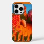 afrikanischer Kunstdrucker Case-Mate iPhone Hülle (Rückseite)