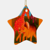 afrikanischer Kunstdrucker Keramikornament (Rechts)