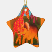 afrikanischer Kunstdrucker Keramikornament (Links)