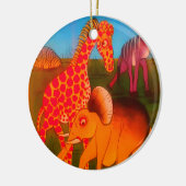 afrikanischer Kunstdrucker Keramikornament (Links)