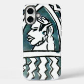afrikanischer Kunststil Case-Mate iPhone Hülle (Rückseite)