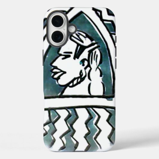 afrikanischer Kunststil Case-Mate iPhone Hülle (Rückseite)