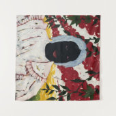 Afrikanischer Kunstteppich Wandteppich (Vorderseite (Horizontal))