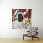 Afrikanischer Kunstteppich Wandteppich (Beispiel)