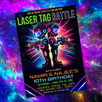 Afrikanischer Laser Tag Geburtstag