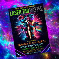 Afrikanischer Laser Tag Geburtstag
