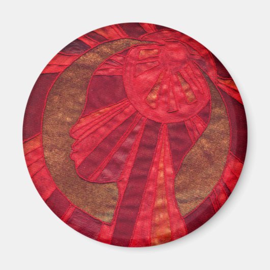 afrikanischer Leiter Magnet (Vorne)