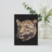 afrikanischer Leopard-Leiter Postkarte (Stehend Vorderseite)