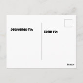 afrikanischer Leopard-Leiter Postkarte (Rückseite)