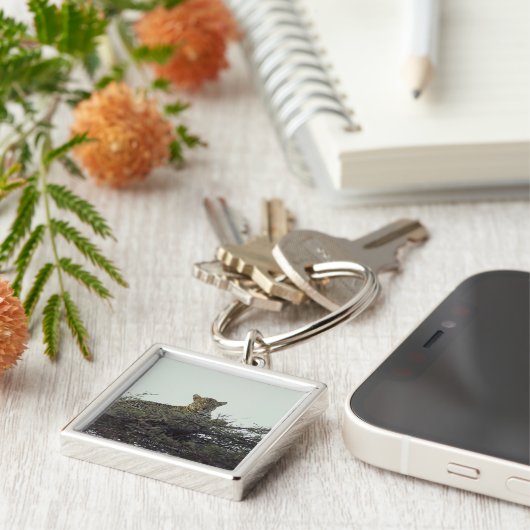 Afrikanischer Leopard Schlüsselanhänger (Seite)