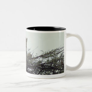 Afrikanischer Leopard Zweifarbige Tasse