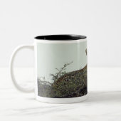 Afrikanischer Leopard Zweifarbige Tasse (Links)