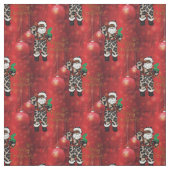 afrikanischer Leoparden-Santa-Stoff Stoff (Muster)