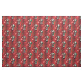 afrikanischer Leoparden-Santa-Stoff Stoff (Fat Quarter (45,7 x 55,9 cm))