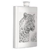 Afrikanischer Leoparden-Stift Zeichnend Flachmann (Rechts)